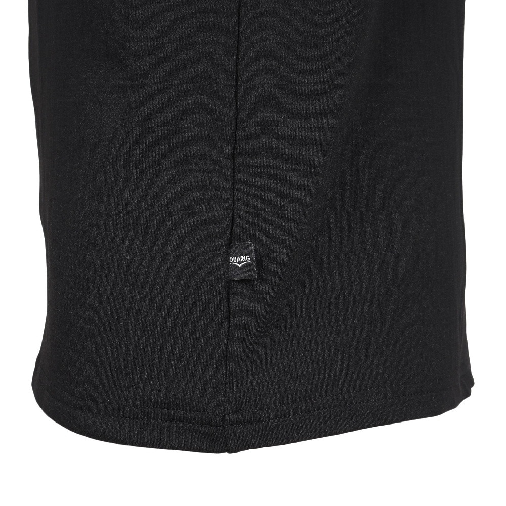 デュアリグ（DUARIG）（メンズ）アンダーシャツ ドライウォーム 長袖クルーネックシャツ 黒 ブラック S-3Lサイズ 5F0018-WAUW-891GC BLK