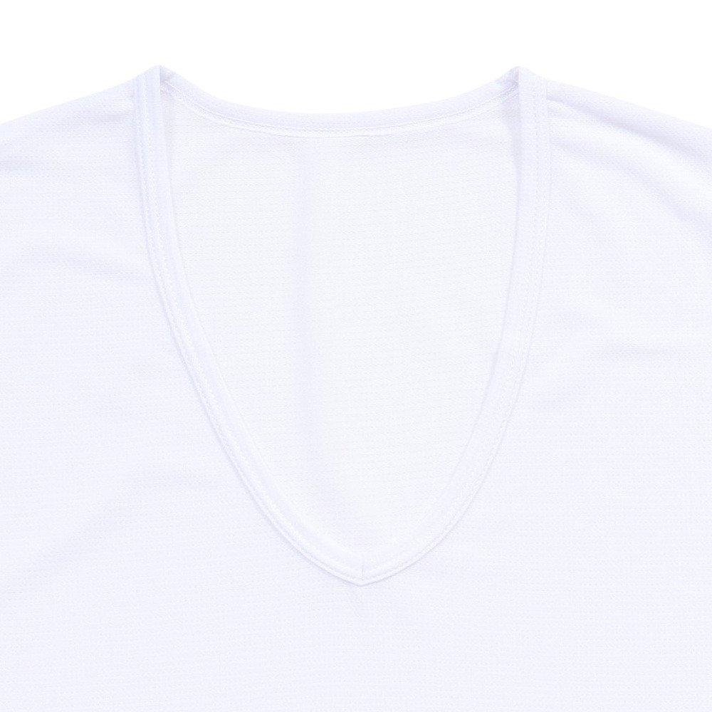 デュアリグ（DUARIG）（メンズ）ドライプラス Vネック 半袖シャツ 6S0010-WAUW-891GC WHT