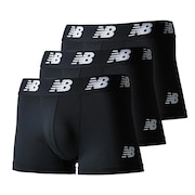 (メンズ)プレミアムボクサーパンツ 3インチ 前閉じ 3枚セット USサイズ LAU13009BKK