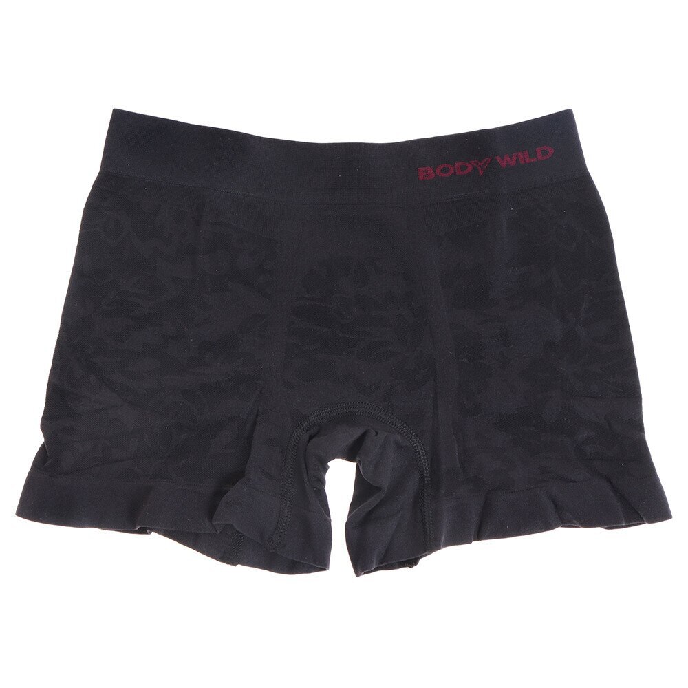 立体成型ボクサーパンツ フラワー BWS866J BLK