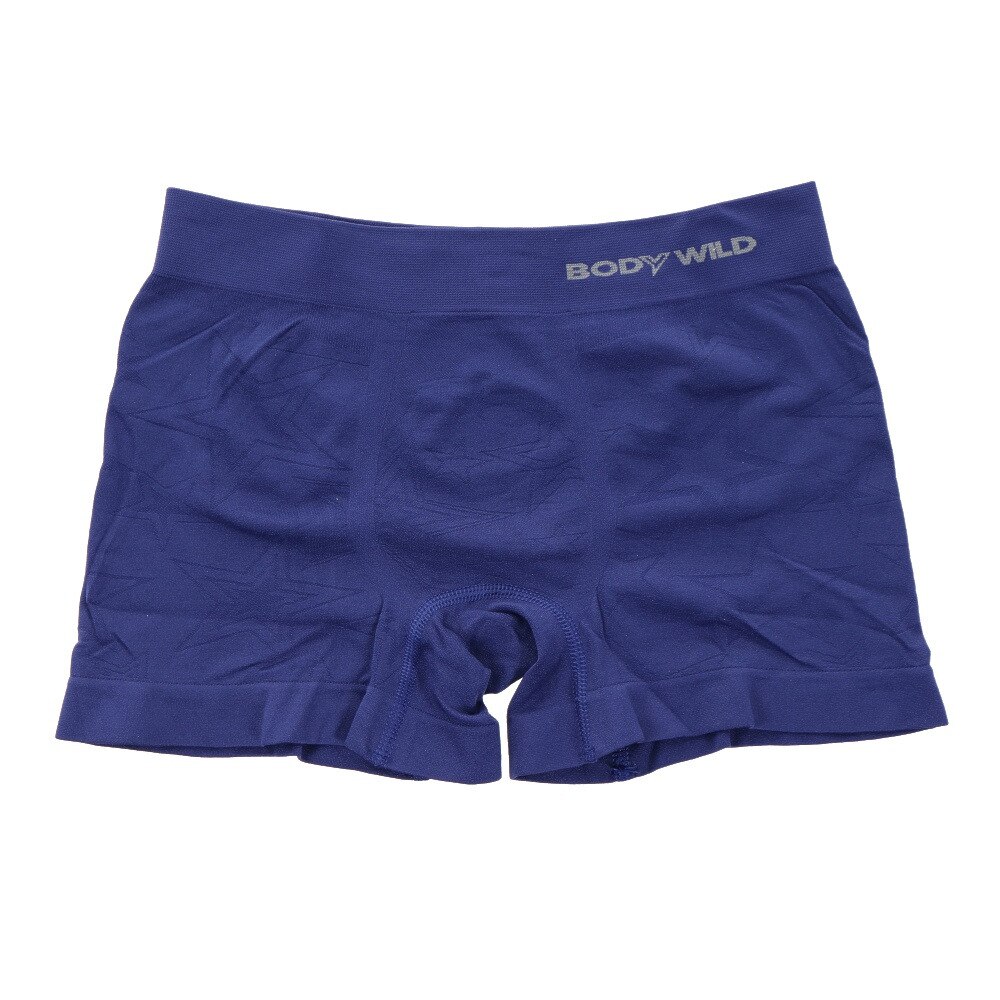 ボクサーパンツ 前閉じ 立体成型 スター柄 BWS871J BLU