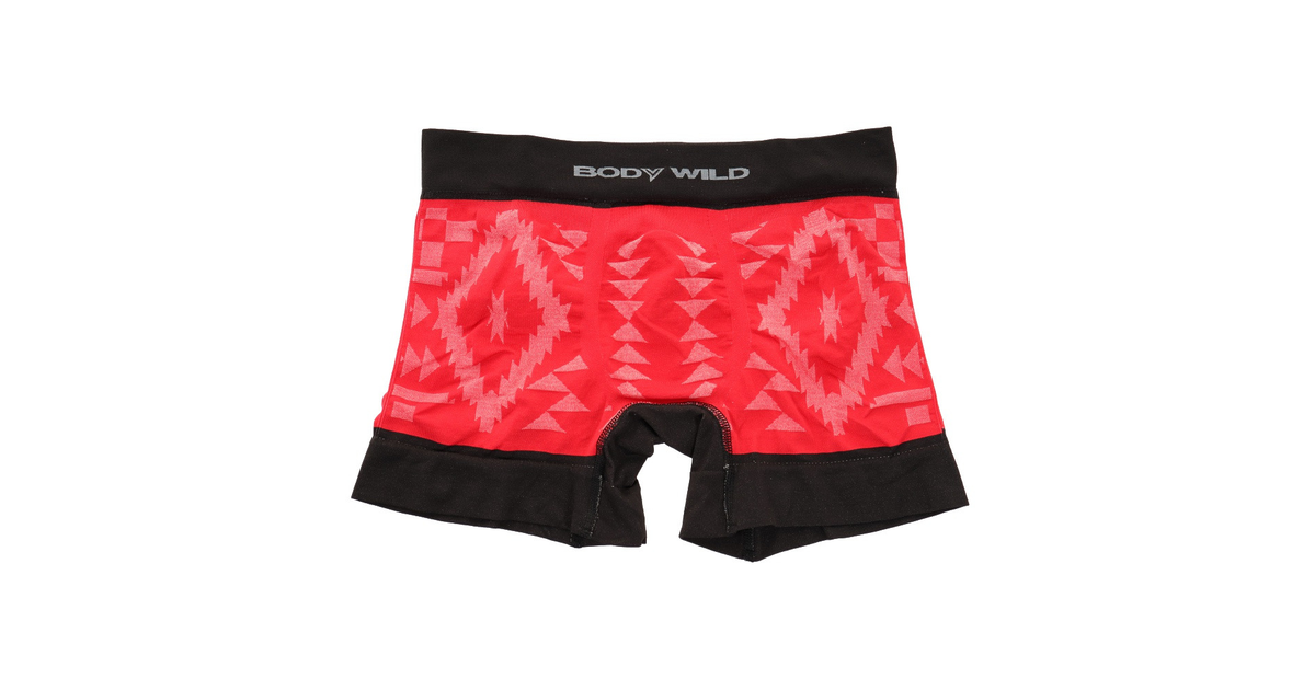 ボクサーパンツ 前閉じ 立体成型 ラテン柄 Bws956j Red ボディワイルド エルブレス ボクサーパンツ 前閉じ 立体成型 ラテン柄 Bws956j Red ボディワイルド エルブレス