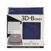 ボディワイルド（BODY WILD）（メンズ）3D-BOXER ボクサーブリーフ サイドライン BWS852J NVY