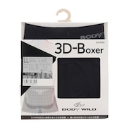 ボディワイルド（BODY WILD）（メンズ）3D-BOXER ボクサーブリーフ ドットカモ柄 BWS873J BLK
