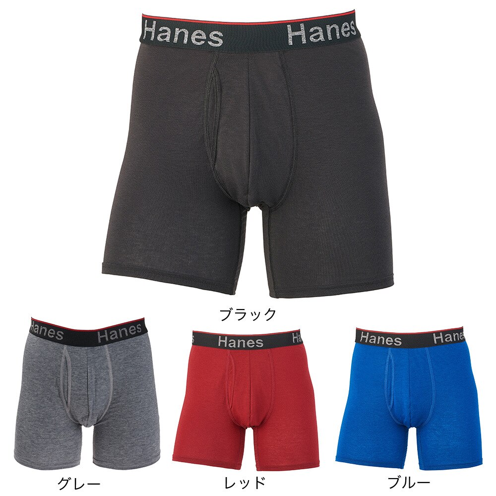 Hanes（メンズ）トータルサポートポーチ ボクサーブリーフ HM6EW101 090