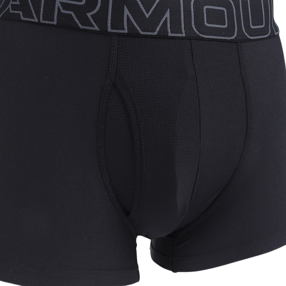 アンダーアーマー（UNDER ARMOUR）（メンズ）股下普通 パフォーマンステック 3インチ アンダーウェア ボクサーパンツ S～4L 1387413 001 黒