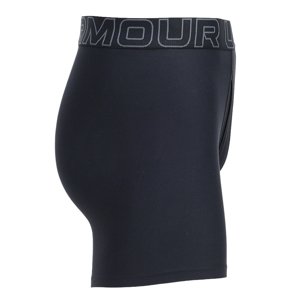 アンダーアーマー（UNDER ARMOUR）（メンズ）股下長め パフォーマンステック 6インチ アンダーウェア ボクサーパンツ S～4L ブラック 1387410 001 下着