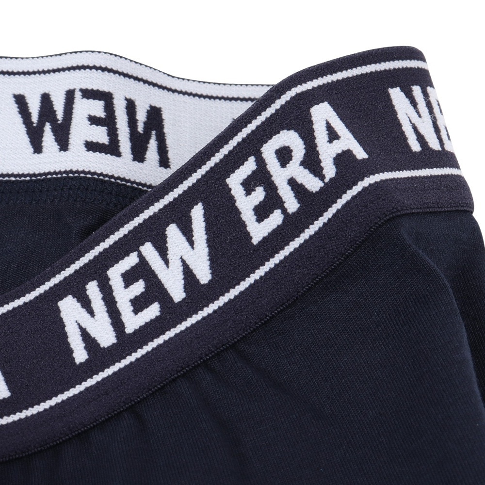 ニューエラ（NEW ERA）（メンズ）パンツ ボクサーパンツ ロング ネイビー M-LLサイズ 14518219 新調 新生活 衣替え 前開き仕様 ロゴ入り おしゃれ カジュアル