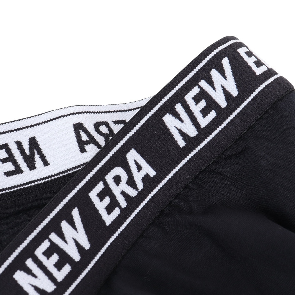 ニューエラ（NEW ERA）（メンズ）パンツ ボクサーパンツ ロング BLK 黒 M-LLサイズ14518221 新調 新生活 衣替え 前開き仕様 ロゴ入り おしゃれ カジュアル