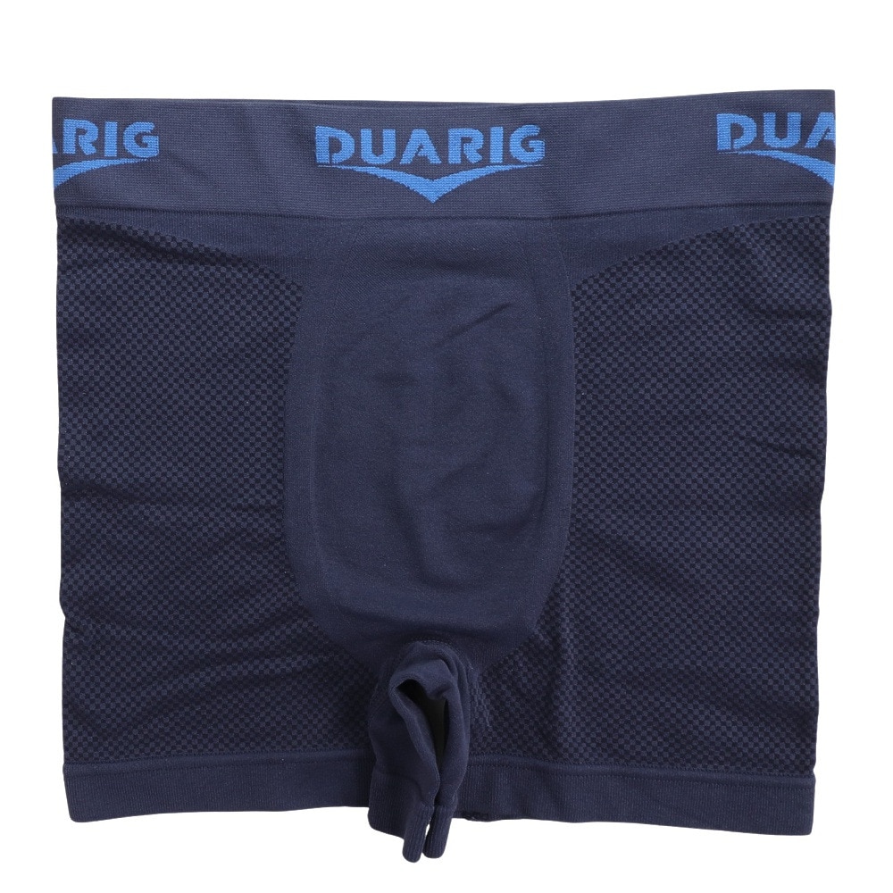 デュアリグ（DUARIG）（メンズ）成型ボクサーパンツ ドライプラス 紺 M-LLサイズ 5S0003-WAUW-891GC NVY 吸汗速乾 抗菌防臭 新調 衣替え シンプル カジュアル 