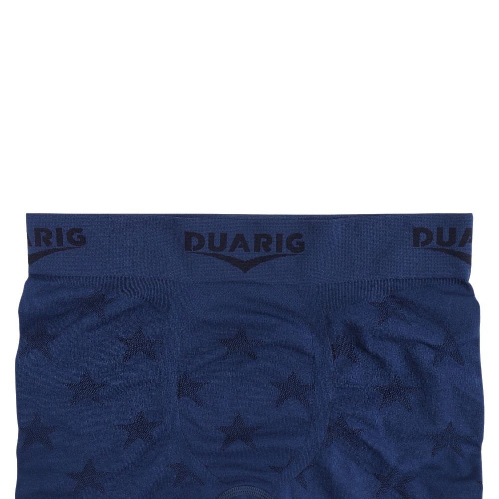デュアリグ（DUARIG）（メンズ）成型ボクサーパンツ ドライプラス スター 紺 M-LLサイズ 5S0005-WAUW-891GC NVY