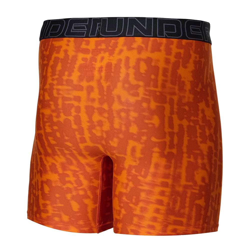 アンダーアーマー（UNDER ARMOUR）（メンズ）下着 パフォーマンステック 6インチ ノベルティ アンダーウェア S-3L オレンジ 1387411 847 メンズ下着 ボクサー