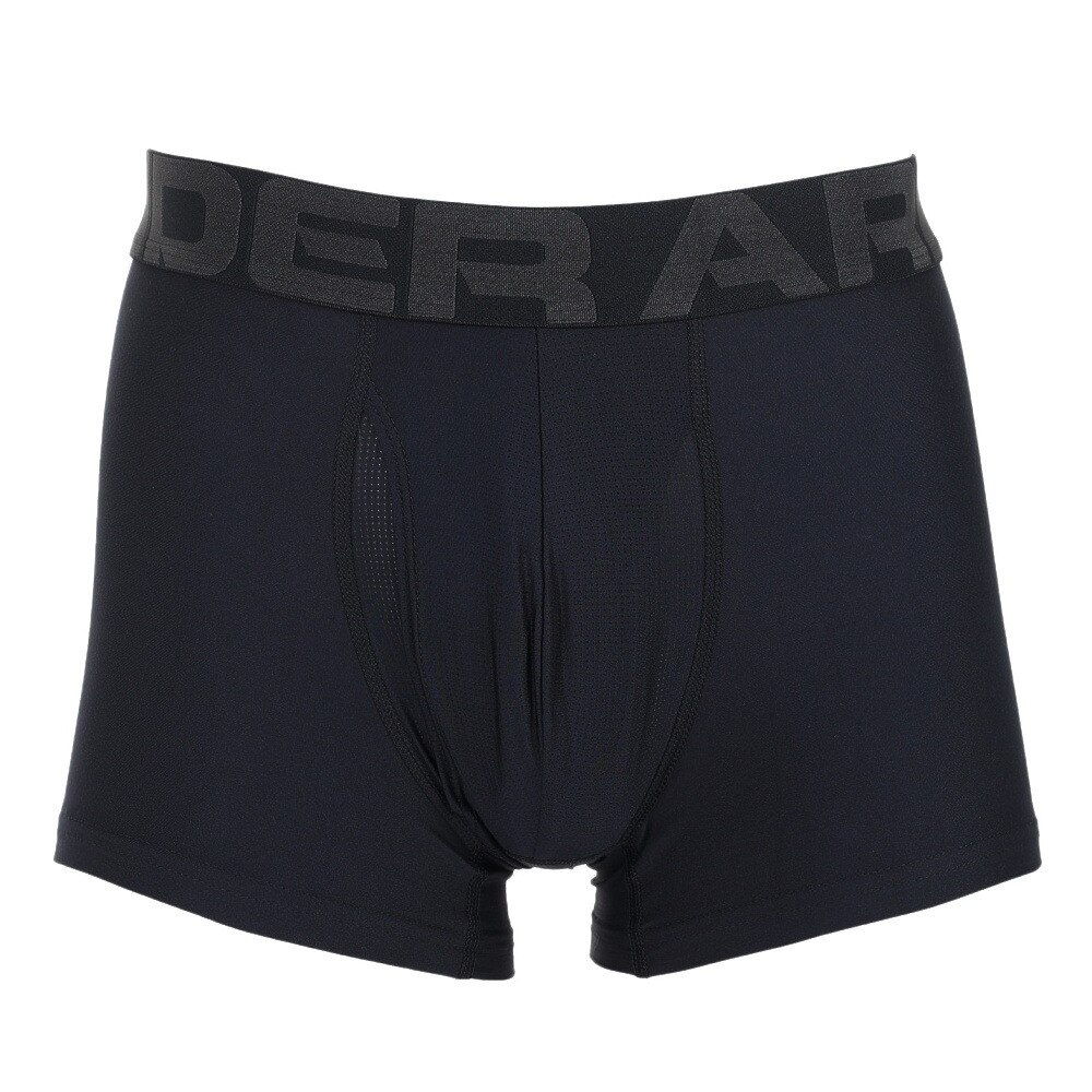 アンダーアーマー（UNDER ARMOUR）（メンズ）テック 3インチ ボクサージョック 2枚入り 1358555 BLK/BLK ACC