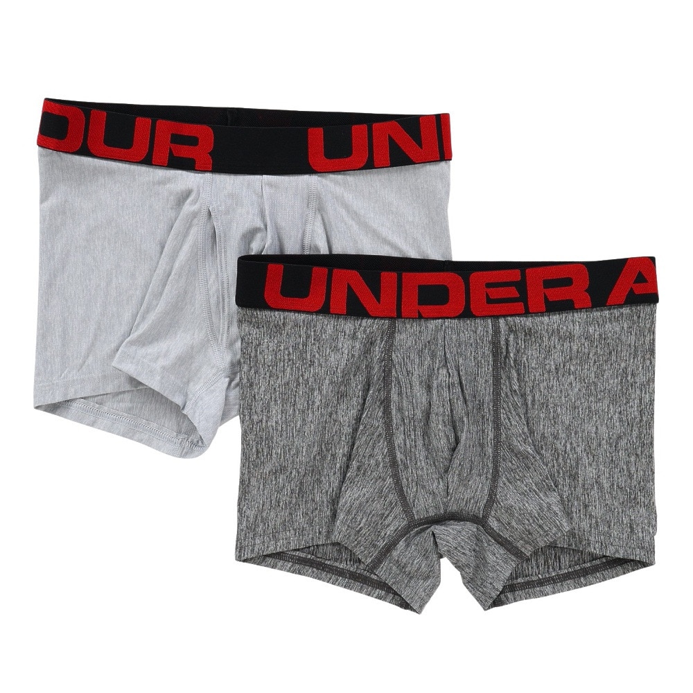 超安い品質 アンダーアーマー メンズ ボクサーパンツ 下着 2枚セット アンダーウェア 1358555 UNDER ARMOUR テック ショート丈 