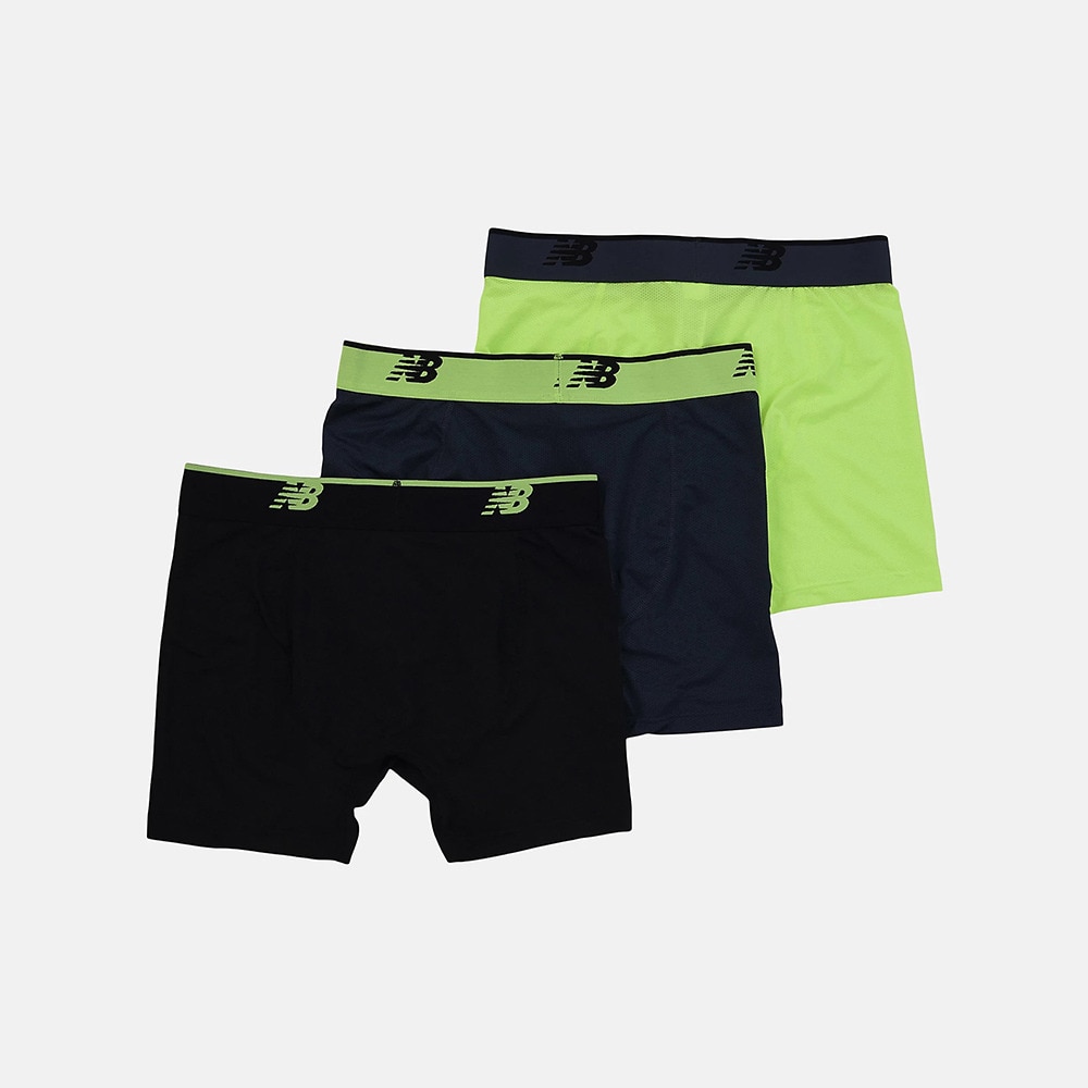 ニューバランス（new balance）（メンズ）メッシュボクサーパンツ 5インチ前閉じ 3枚組 LAU13015THN