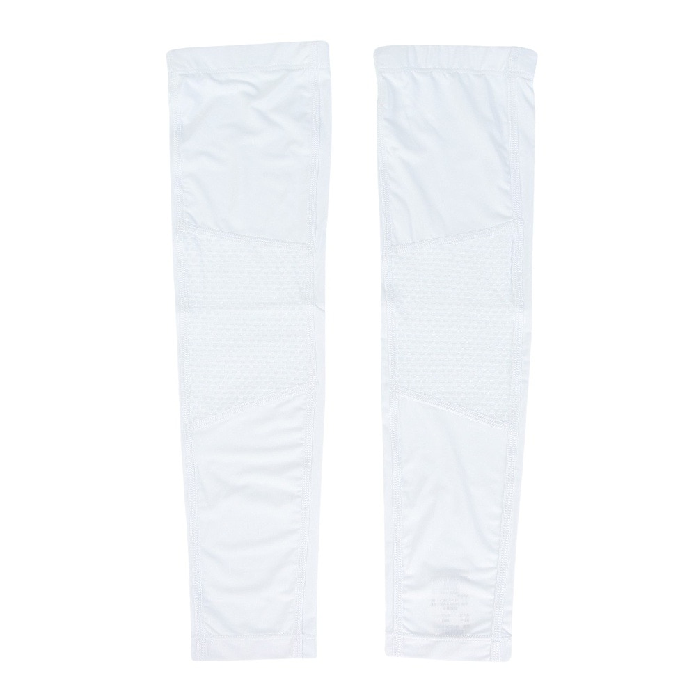 クー（Coo.）（メンズ）ドライプラスクール アームカバー メッシュ 891CO4GC0017 WHT 冷感 白