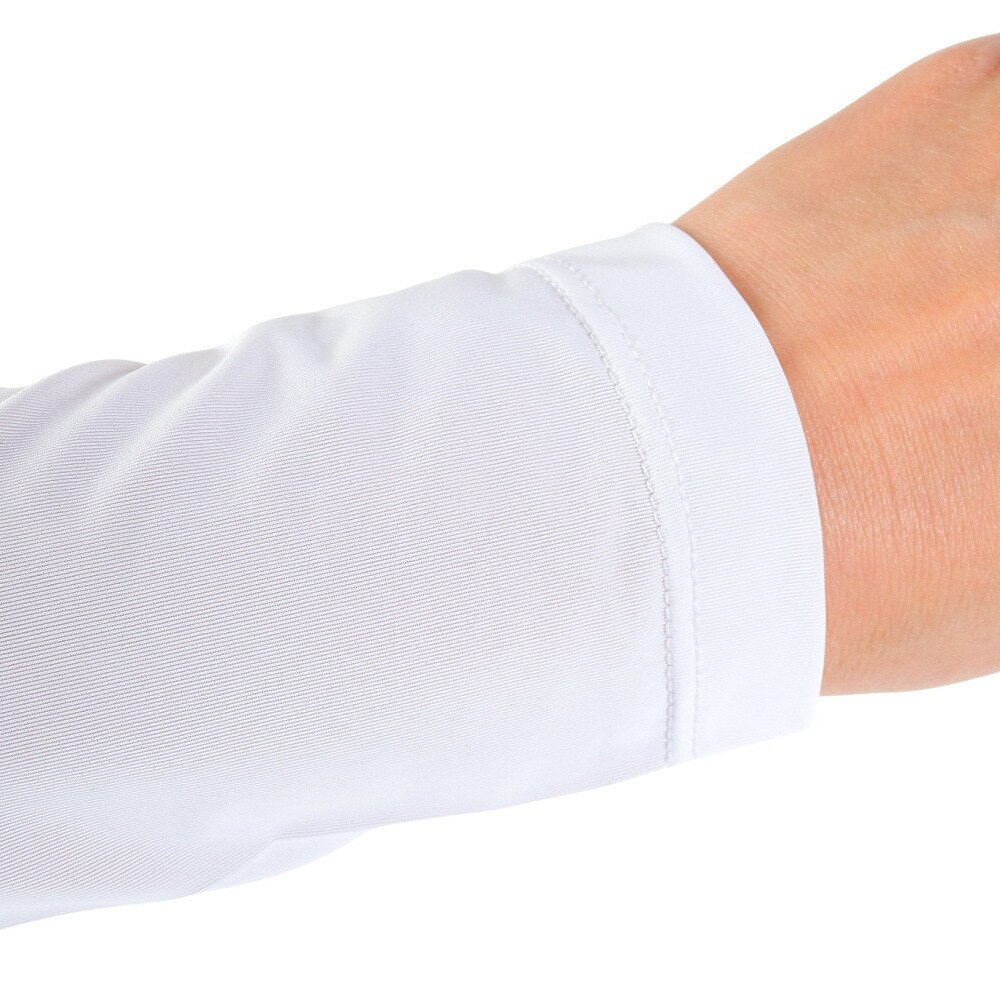 クー（Coo.）（メンズ）ドライプラスクール アームカバー ベーシック 891CO4GC0019 WHT 冷感