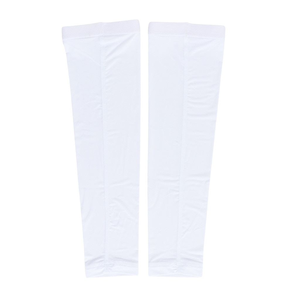 クー（Coo.）（メンズ）アームカバー ドライプラスクール ベーシック 白 M-Lサイズ891CO5GC0005 WHT UPF50+ 接触冷感 抗菌 防臭 吸汗速乾 UVカット シンプル
