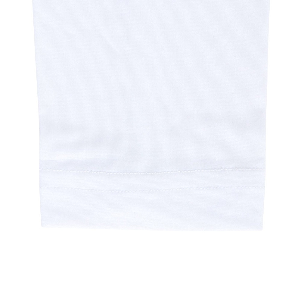 クー（Coo.）（メンズ）アームカバー ドライプラスクール ベーシック 白 M-Lサイズ891CO5GC0005 WHT UPF50+ 接触冷感 抗菌 防臭 吸汗速乾 UVカット シンプル