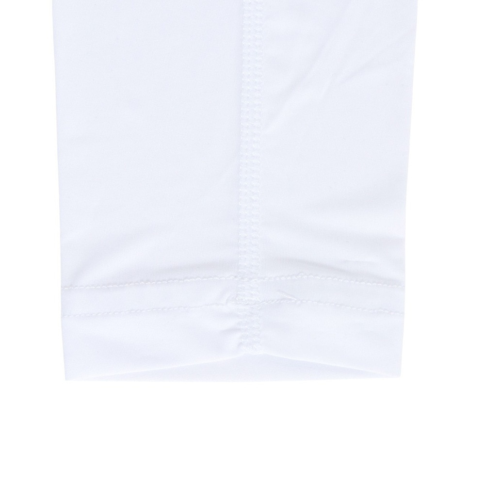 クー（Coo.）（メンズ）アームカバー ドライプラスクール ベーシック 白 M-Lサイズ891CO5GC0005 WHT UPF50+ 接触冷感 抗菌 防臭 吸汗速乾 UVカット シンプル