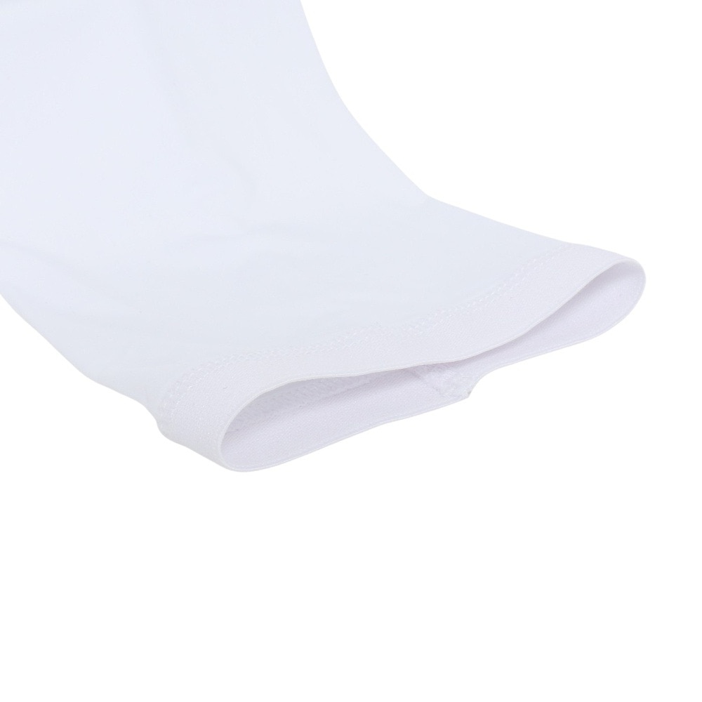 クー（Coo.）（メンズ）アームカバー ドライプラスクール ベーシック 白 M-Lサイズ891CO5GC0005 WHT UPF50+ 接触冷感 抗菌 防臭 吸汗速乾 UVカット シンプル