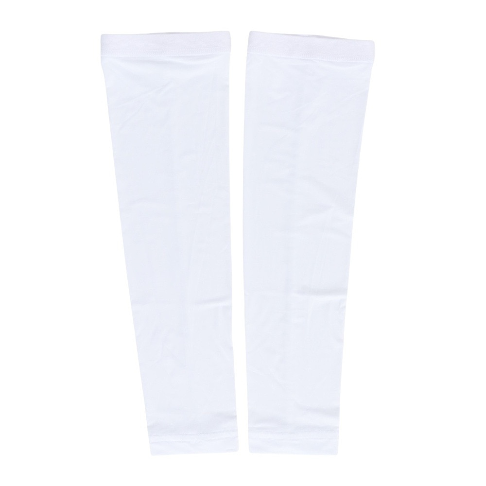 クー（Coo.）（メンズ）アームカバー ドライプラスクール ベーシック 白 M-Lサイズ891CO5GC0005 WHT UPF50+ 接触冷感 抗菌 防臭 吸汗速乾 UVカット シンプル