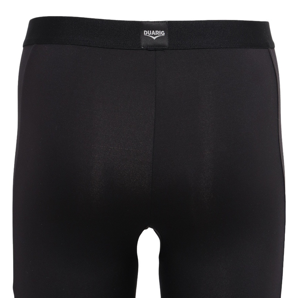 デュアリグ（DUARIG）（メンズ）ウィンドクロス 防風ロングタイツ 5F0005-WAUW-891ASC 黒 ブラック M-LLサイズ BLK