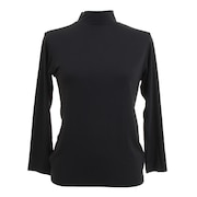 デュアリグ（DUARIG）（レディース）ヒートクロス 薄手9分袖 ハイネックアンダーシャツ 892D1ES2608 BLK