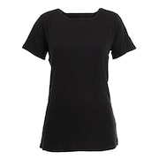 デュアリグ（DUARIG）（レディース）ヒートクロス COTTON CREW 半袖Tシャツ 892D1LS2602 BLK