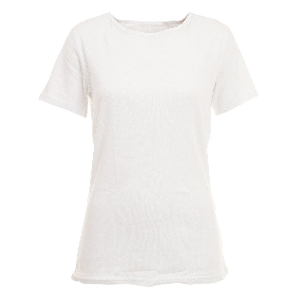 デュアリグ（DUARIG）（レディース）ヒートクロス COTTON CREW 半袖Tシャツ 892D1LS2602 WHT 防寒