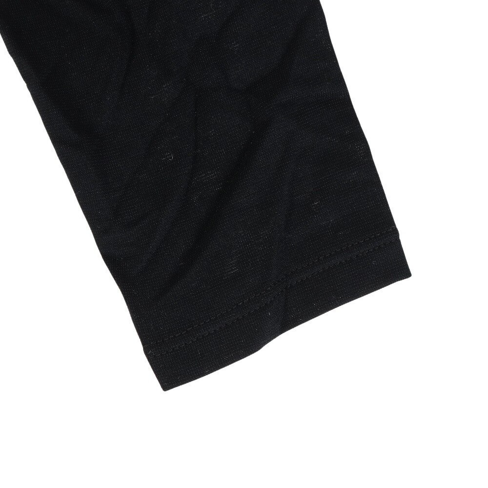 ノーブランド（NO BRAND）（レディース）ヒートクロス 薄手Uネック長袖シャツ 892NN2ES0386BLK 防寒