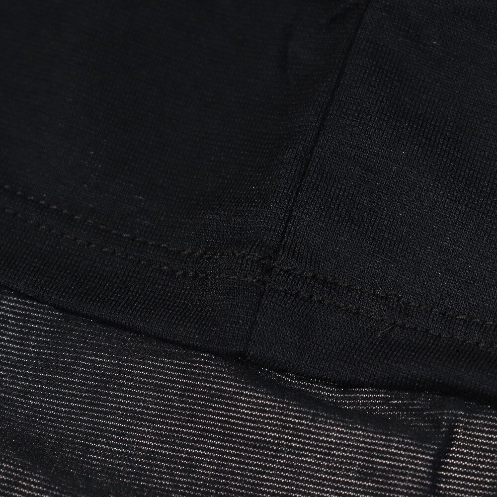 ノーブランド（NO BRAND）（レディース）ヒートクロス 薄手Uネック長袖シャツ 892NN2ES0386BLK 防寒