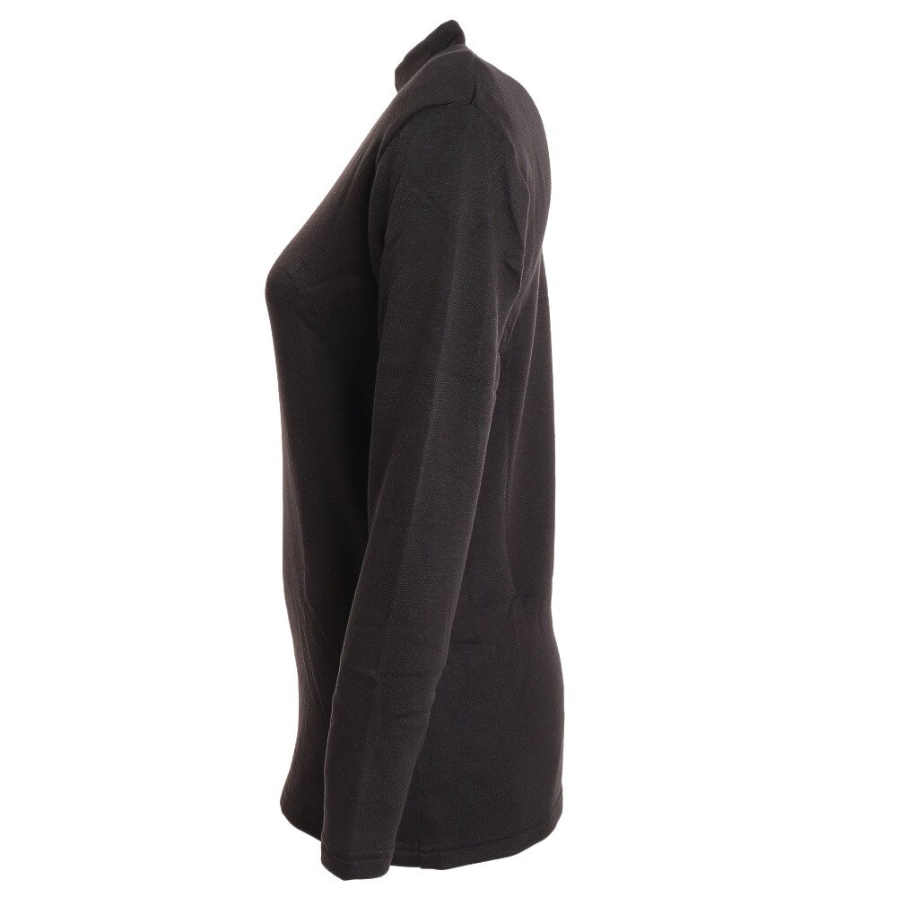 ノーブランド（NO BRAND）（レディース）ヒートクロス 厚手ハイネック アンダーシャツ 892NN2GC0279 BLK 防寒