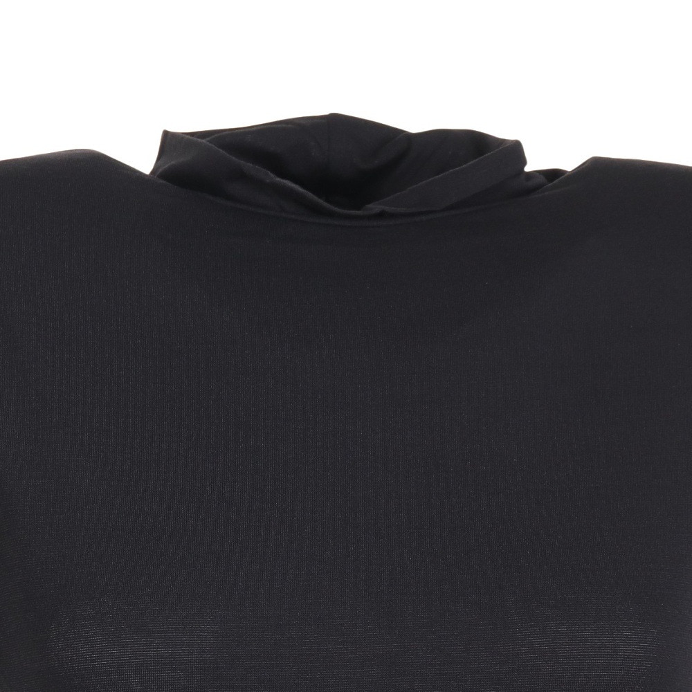 クー（Coo.）（レディース）ヒートクロス 薄手 長袖タートルネックアンダーシャツ 892CO3ES0027 BLK 防寒