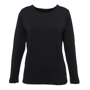 (レディース)ドライウォーム 極厚クルー長袖アンダーシャツ 892CO3GC0041 BLK