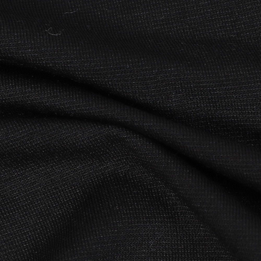 クー（Coo.）（レディース）ヒートクロス 薄手 L 9分袖 Uネック アンダーシャツ 892CO4GC0128 BLK