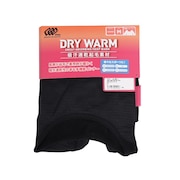 (レディース)DRY WARM グリッド クルーネック長袖シャツ 892CO4GC0135 BLK 黒 S-LLサイズ 吸汗 速乾