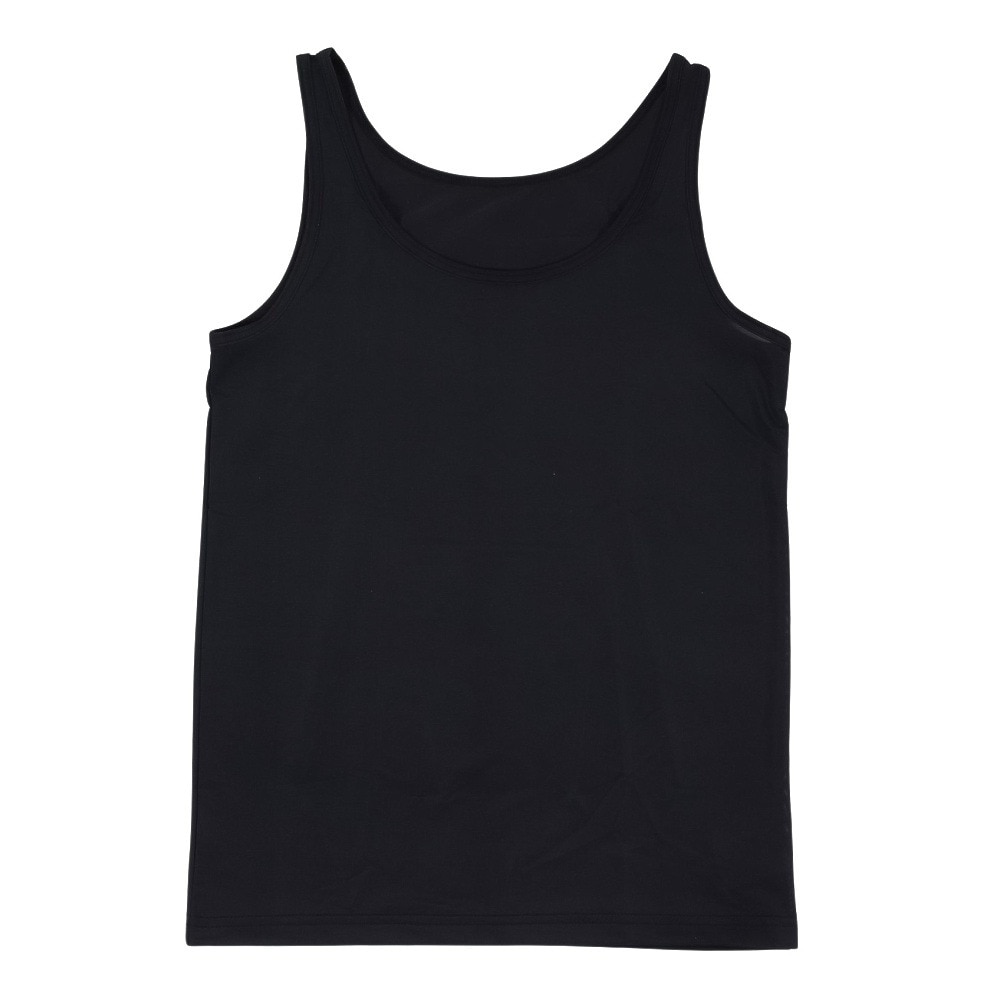 クー（Coo.）（レディース）タンクトップ ドライプラス 黒 S-LLサイズ 892CO5ASC0004 BLK 吸汗速乾 抗菌防臭 シンプル カジュアル 新調 衣替え 肌着 