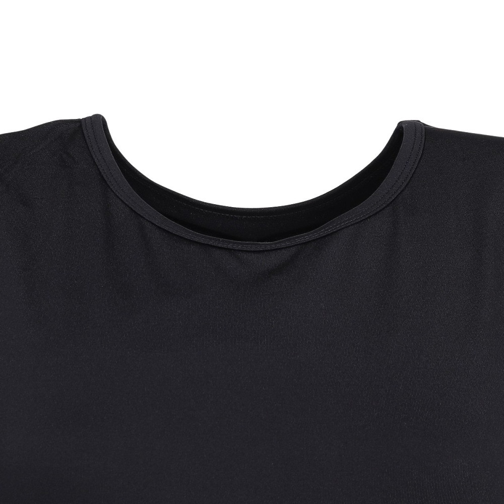 その他ブランド（OTHER BRAND）（レディース）DS 長袖クルーネック アンダーシャツ 黒 S-3Lサイズ 892CO5GC0013 BLK  軽量 軽い 裏起毛 保温