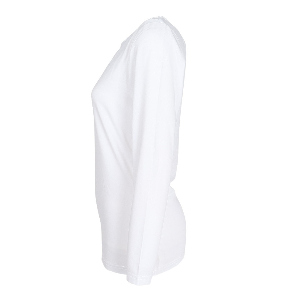 クー（Coo.）（レディース）DEO-PARTS 長袖クルーネック アンダーシャツ 892CO5GC0013 WHT