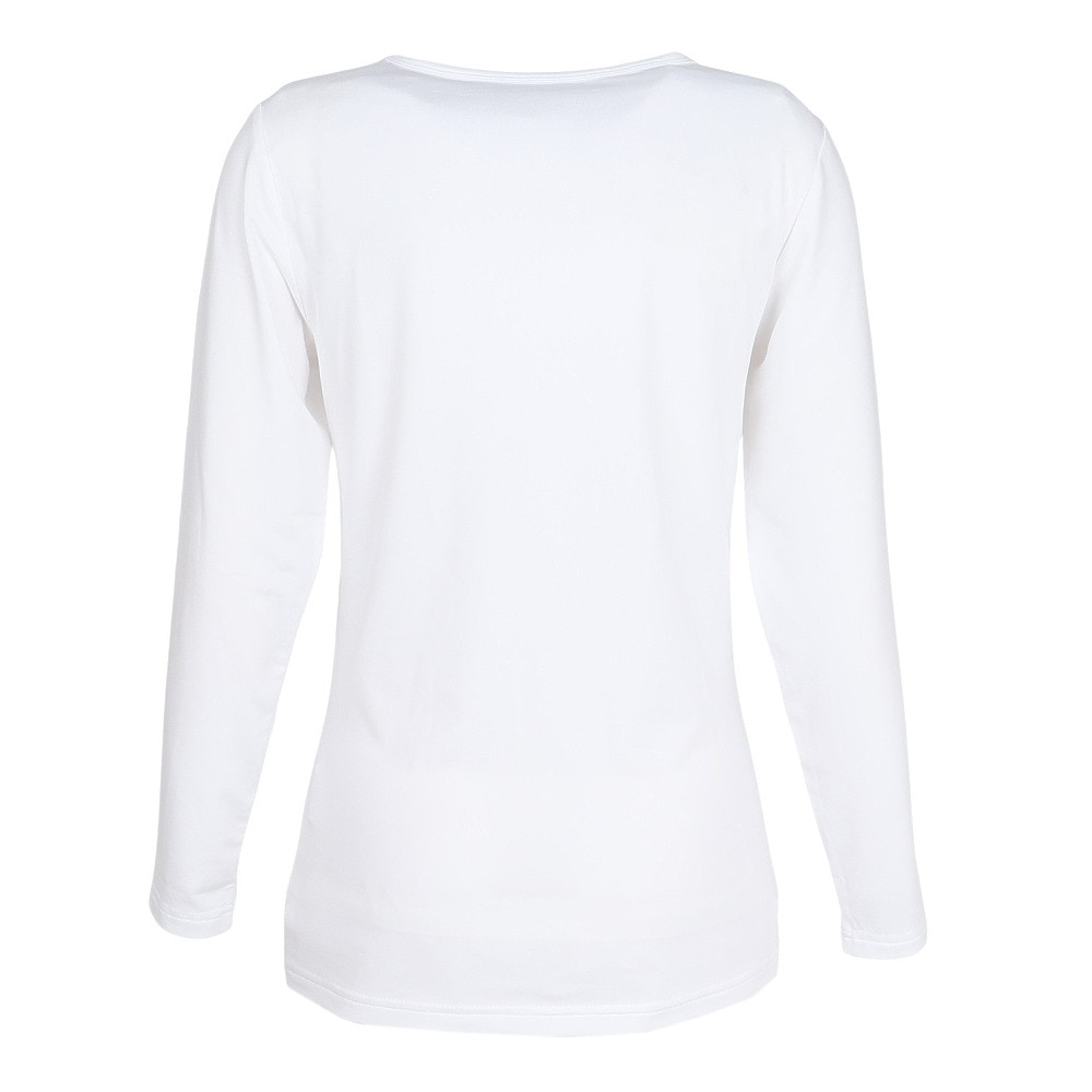 クー（Coo.）（レディース）DEO-PARTS 長袖クルーネック アンダーシャツ 892CO5GC0013 WHT