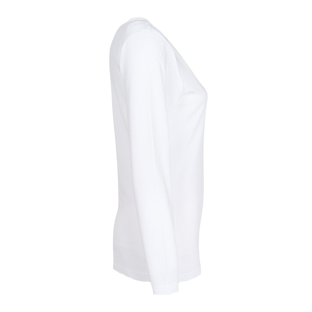 クー（Coo.）（レディース）DEO-PARTS 長袖クルーネック アンダーシャツ 892CO5GC0013 WHT
