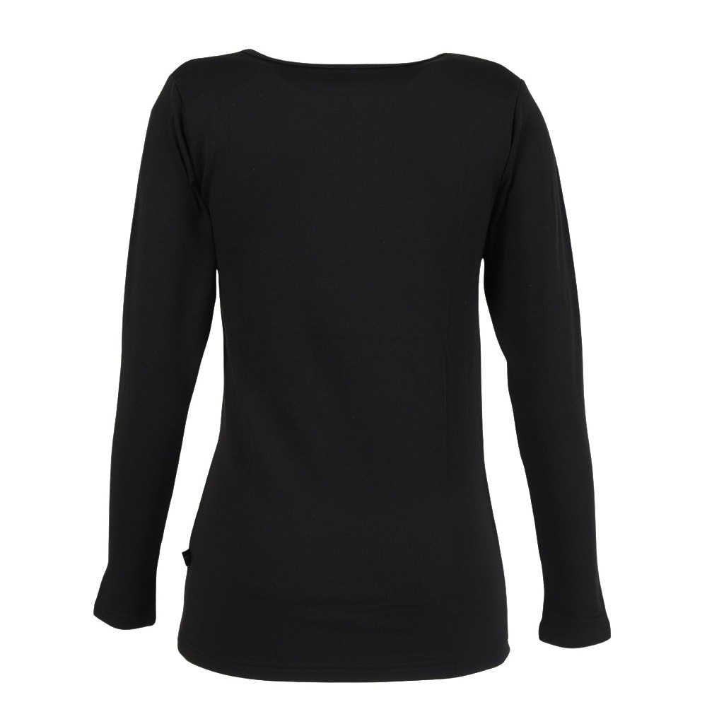 デュアリグ（DUARIG）（レディース）アンダーシャツ ドライウォーム 長袖クルーネック 5F0021-WAUW-892GC 黒 ブラック S-LLサイズ BLK