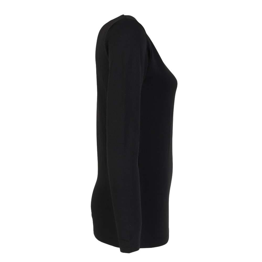 デュアリグ（DUARIG）（レディース）アンダーシャツ ドライウォーム 長袖クルーネック 5F0021-WAUW-892GC 黒 ブラック S-LLサイズ BLK