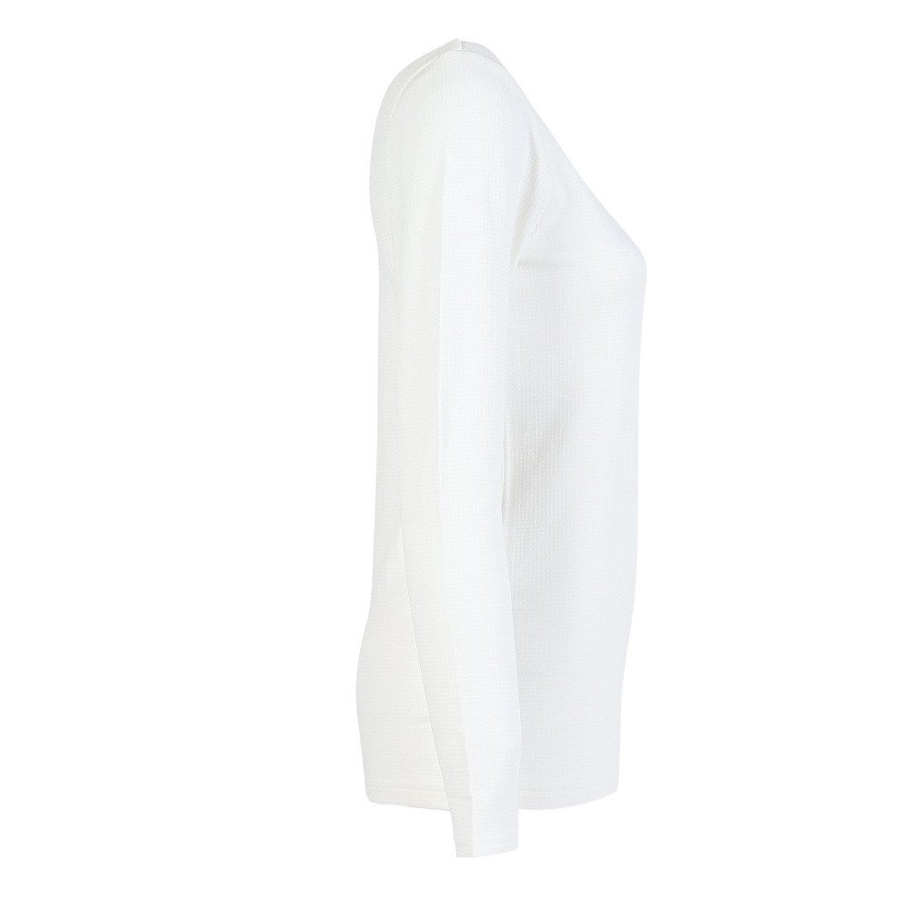 デュアリグ（DUARIG）（レディース）アンダーシャツ ドライウォーム 長袖クルーネック 5F0021-WAUW-892GC 白 ホワイト S-LLサイズ WHT