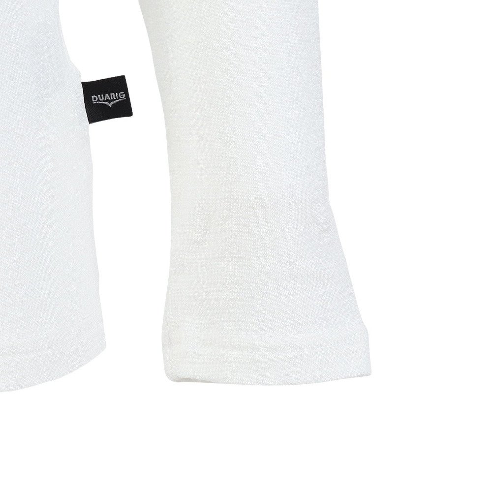 デュアリグ（DUARIG）（レディース）アンダーシャツ ドライウォーム 長袖クルーネック 5F0021-WAUW-892GC 白 ホワイト S-LLサイズ WHT