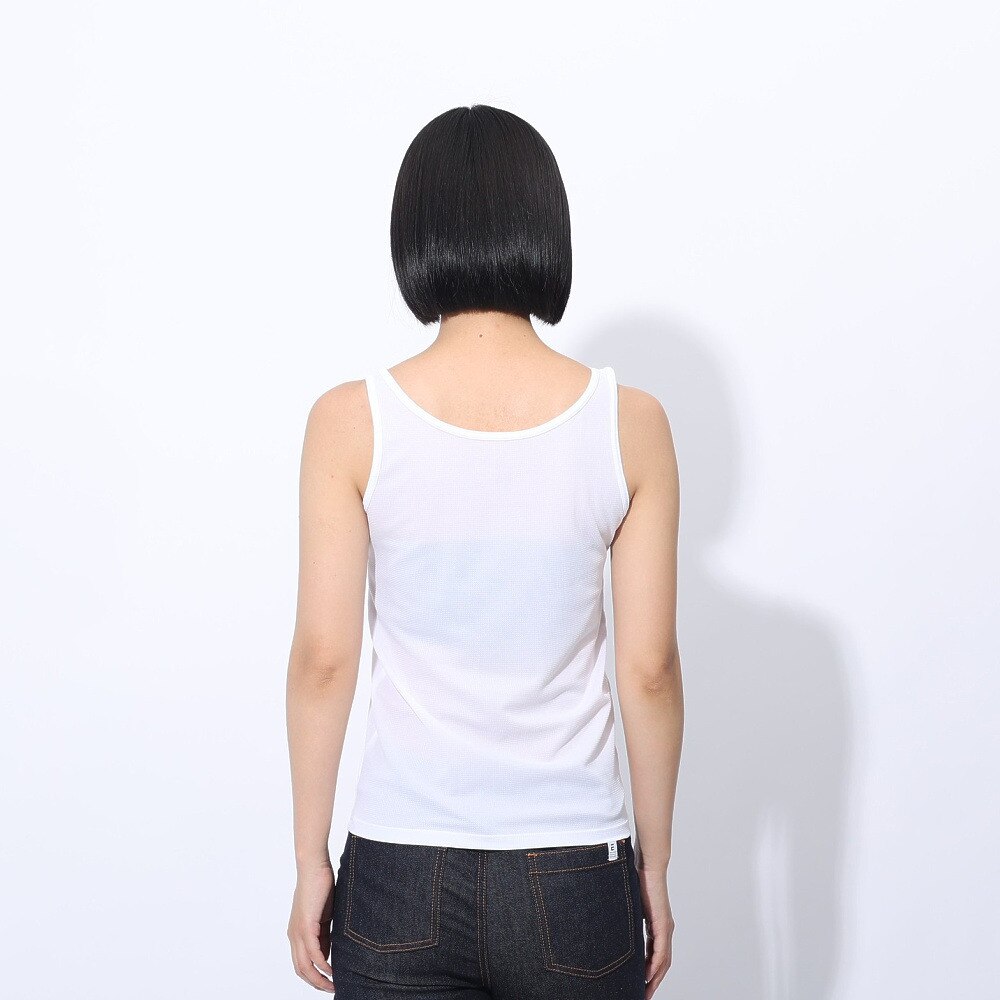 クー（Coo.）（レディース）ドライプラス タンクトップ 892CO4GC0004 WHT 吸汗 速乾