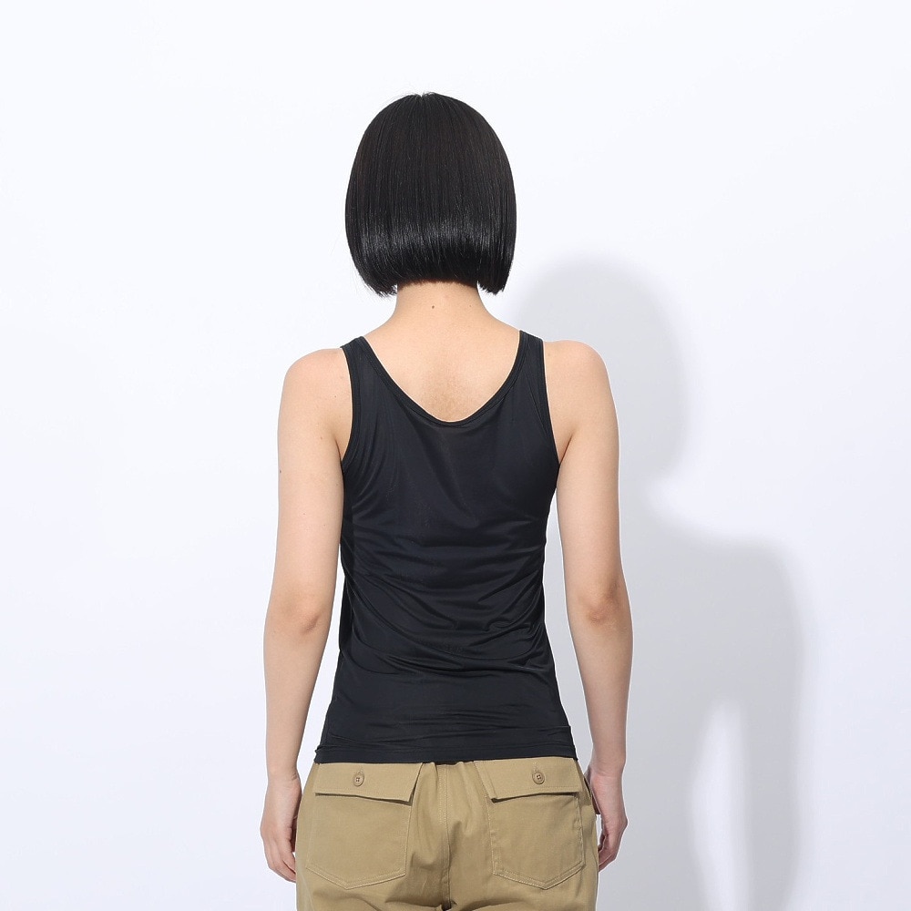 クー（Coo.）（レディース）ドライプラス クール タンクトップ 892CO4GC0010 BLK 冷感