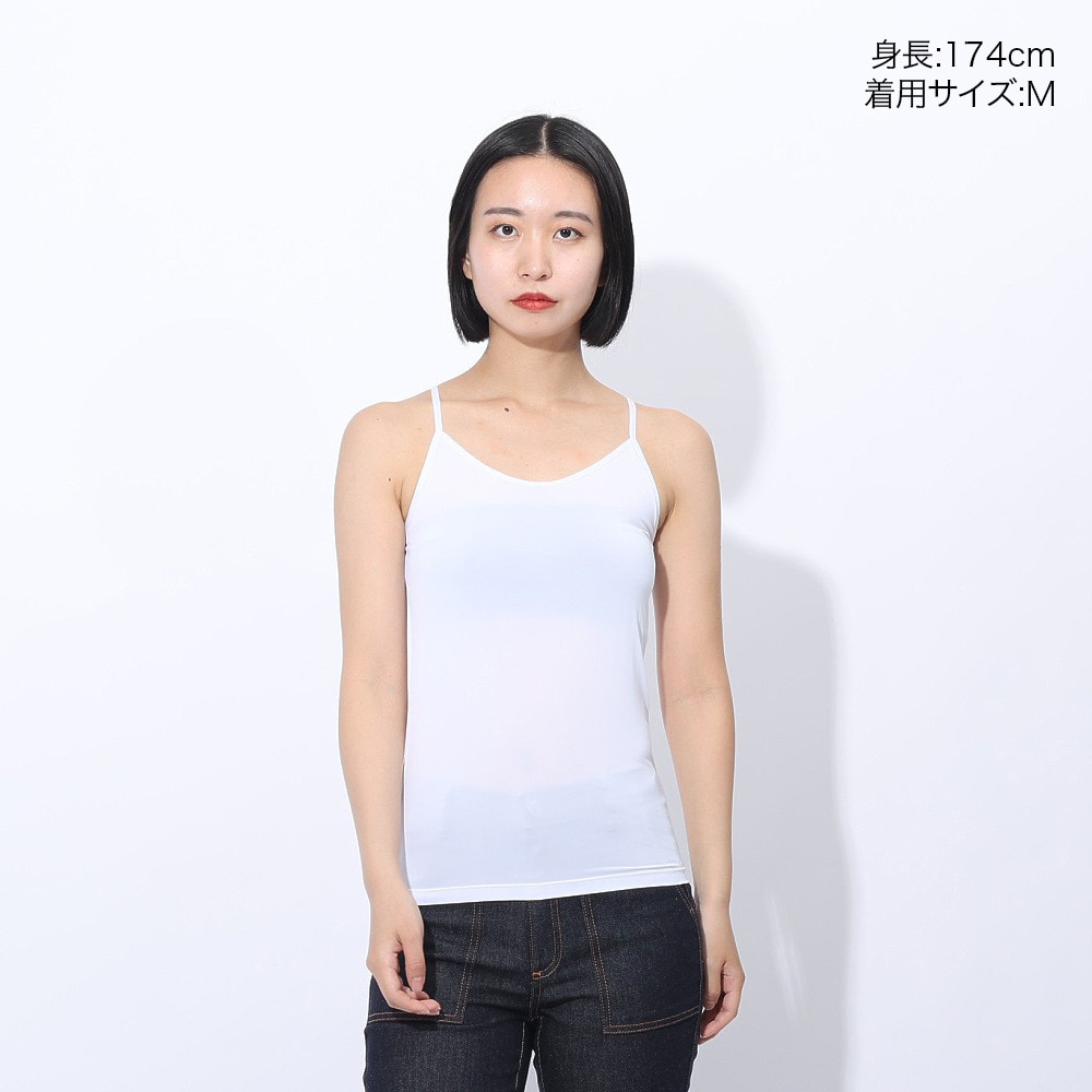 クー（Coo.）（レディース）ドライプラス クール キャミソール 892CO4GC0009 WHT 吸汗 速乾