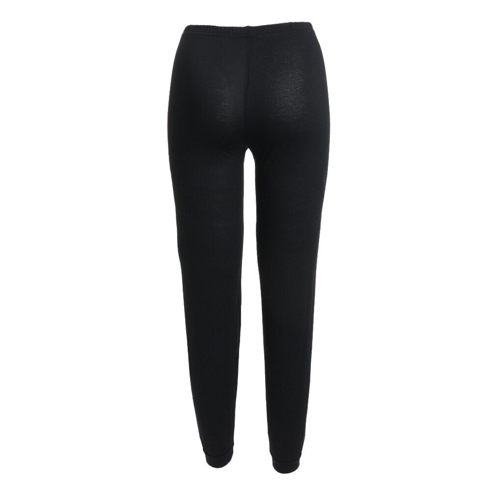 ノーブランド（NO BRAND）（レディース）ヒートクロス 薄手 ロング丈タイツ 892NN2ES0388BLK